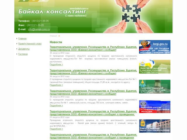 Байкал-консалтинг / Разработка сайта